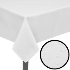Fe?e de masa, 130 x 130 cm, alb, 5 buc. foto