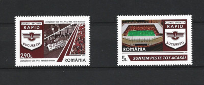 ROMANIA 2023 - 100 DE ANI &amp;quot;RAPID BUCURESTI&amp;quot;, MNH - LP 2423 foto