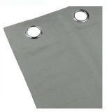Draperie Decorativa pentru Fereastra Gri cu Inele 140x140cm