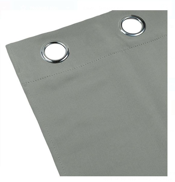 Draperie Decorativa pentru Fereastra Gri cu Inele 140x140cm