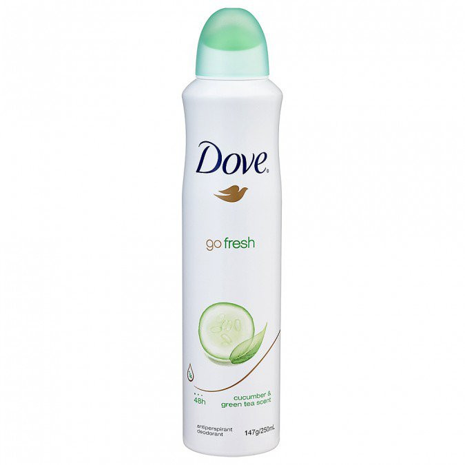 Deodorant antiperspirant spray, Dove, Go Fresh Cucumber &amp; Green Tea 48h, 150ml