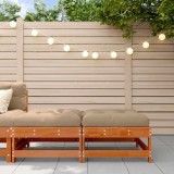 vidaXL Suport pentru picioare de grădină Lemn masiv de pin Maro Ceară 865521