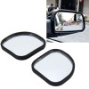 Set 2 Oglinzi unghi mort cu reglaj 360&deg;, auto-adezive, forma neregulata, AVEX