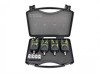 Set 4 Avertizoare Pescuit Baracuda TLI21, Volum, Ton, Sensibilitate, Mufa Swinger, Negru Camuflaj + Valigeta Transport, Baterii Incluse