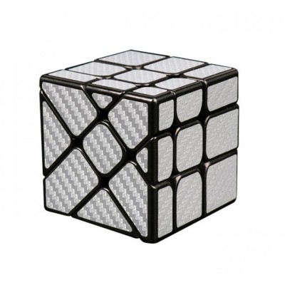 Cub Magic 3x3x3 Moyu Unequal Fisher fibra de carbon silver, 153CUB foto