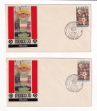 FILATELIE TEMATICA - LOT PLICURI MEXIC TEMATICA SPORT FOLCLOR