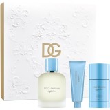 Dolce&amp;Gabbana Light Blue Pour Homme EDT Gift Set set cadou pentru bărbați