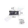 Clips Fixare Universali Negri, Set 25 Bucati, Piese Auto