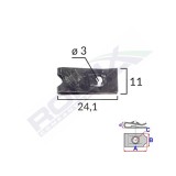 CLIPS FIXARE UNIVERSAL - NEGRU SET 25 BUC 61598