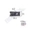 CLIPS FIXARE UNIVERSAL - NEGRU SET 25 BUC 61598