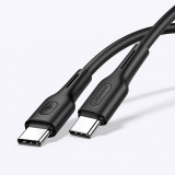 Cabluri USAMS, U43 Type-C to Type-C, 100W, PD Fast Charging &amp; Data Cable, US-SJ459, 1.2m, Black