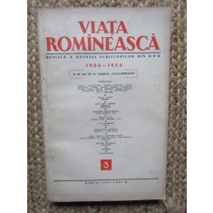 Viata Romaneasca Nr.: 3 ANUL IX /1956