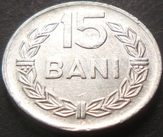 Moneda 15 BANI - ROMANIA, anul 1975 *cod 3461 foto