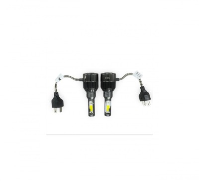 Set 2 bucati Becuri H4 2 faze cu LED LX88 30W - 3200 lumen 6000k 12 - 24V foto