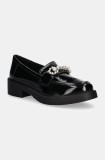 Aldo mocasini DINARA femei, culoarea negru, cu toc plat, 13806014 DINARA