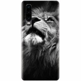 Husa silicon pentru Huawei P30, Majestic Lion Portrait