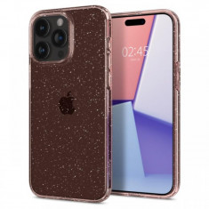 Spigen Husa Liquid Crystal Glitter iPhone 15 Pro Max Roz