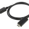 Cablu adaptor DisplayPort 1.1 la HDMI 1m