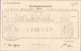 HST A1901 Foaie calificativă 1915 Academia Militară Tereziană kuk