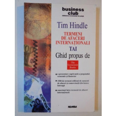 TERMENI DE AFACERI INTERNATIONALI de TIM HINDLE 2003