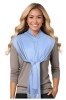 Esarfa Casmir Bleo 180x70 cm Dama Eleganta Sal Fular Fin Moale Uni