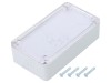 Carcasă Universală TEKO COFFER TP1.5 ABS Gri Transparentă 55x100x28mm Panou Aluminiu Fixare PCB