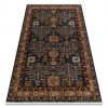 Covor L&acirc;nă KESHAN franjuri Cadru oriental 6174/53511 albastru inchis / vin roșu, 160x230 cm