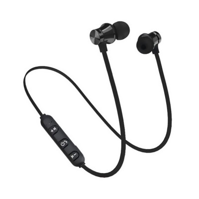 Casti Wireless Bluetooth Sport BT4, Waterproof, Tip In-Ear Headset, Microfon Incorporat, Negru foto