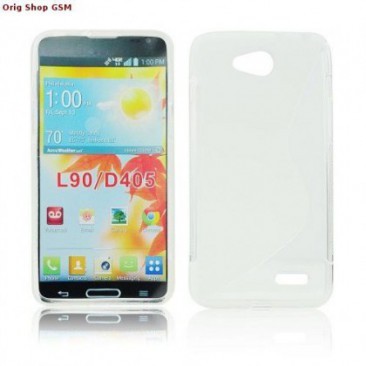 HUSA SILICON S-LINE LG L90 (D405) TRANSPARENT BULK foto