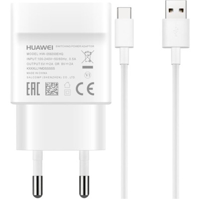 Incarcator Retea Huawei HW-050100E01, 1000mA, Bulk + cablu de date foto