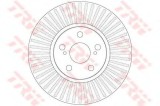 Disc frana TOYOTA URBAN CRUISER (NSP1, NLP1, ZSP1, NCP11) (2007 - 2016) TRW DF6234