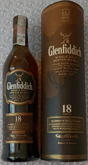 Whisky glenfiddich 18 an, sigilat, vechiul ambalaj foto