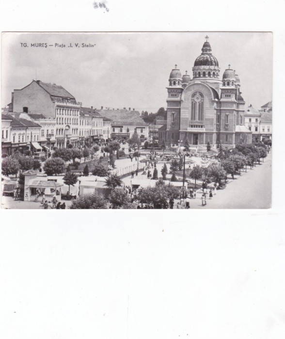 AMS - ILUSTRATA 1238, TG. MURES - PIATA &bdquo;I.V. LENIN&rdquo;, ANUL 1959