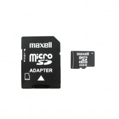 Card micro SDHC Maxell, 8 GB, clasa 10