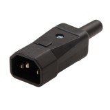 Conector de alimentare 230V/M IEC C14 tata, cs220m, Oem