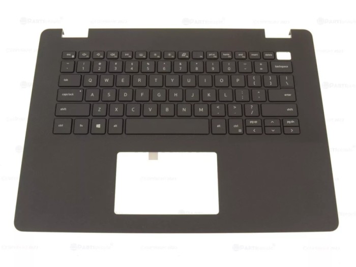 Carcasa superioara cu tastatura palmrest Laptop, Dell, Vostro 14, 3400, 3401, 3405, 0VC7NJ, VC7NJ, cu iluminare, layout US, grey