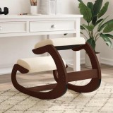 vidaXL Scaun de genunchi, crem, 55x84x55 cm placaj de mesteacăn 110333