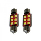 Set 2 x Becuri auto LED SMD, Canbus 5W, 6500k