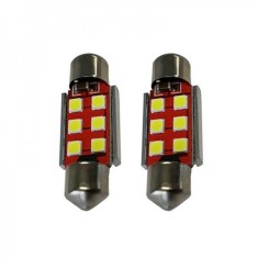 Set 2 x Becuri auto LED SMD, Canbus 5W, 6500k