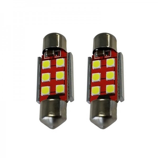 Set 2 x Becuri auto LED SMD, Canbus 5W, 6500k