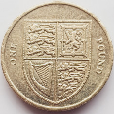 2533 Marea Britanie UK Anglia 1 Pound Lira 2011 Elizabeth Royal Shield km 1113