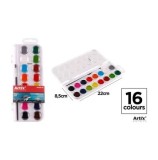 Cumpara ieftin Acuarele cu pensula MP, 16 culori