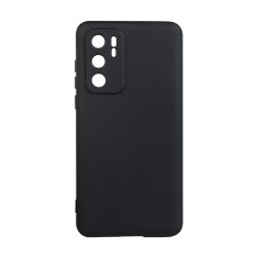 Husa Huawei telefon P 40, negru, tip back cover, material flexibil silicon + interior cu microfibra, &quot;SPPC-HU-P-40-SLK&quot;