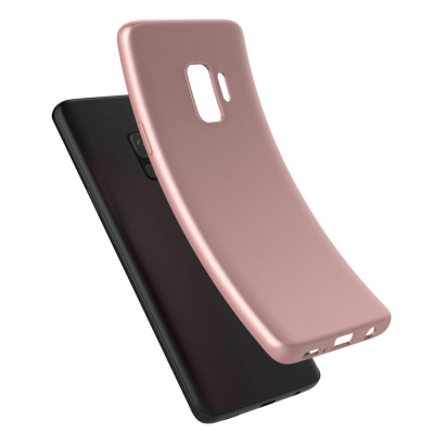 Husa Huawei P20 Lite Luxury Case Roz Auriu foto