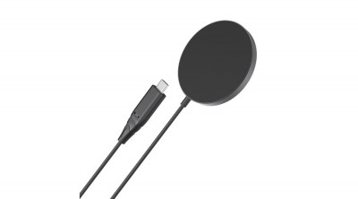 &amp;Icirc;ncărcător magnetic fără fir Choetech Magnetic Wireless Charger 15W MagSafe pentru iPhone 12/13/14 Negru (T518-F-BK) foto