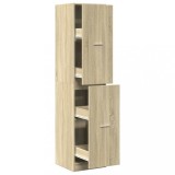 Cumpara ieftin Dulap de farmacie, stejar sonoma, 40x41x174,5 cm lemn prelucrat