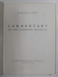 COMMENTARY ON THE EXHIBITED MATERIAL by MARIJANA GUSIC , 1953