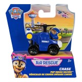 PATRULA CATELUSILOR PUP SQUAD RACERS AIR RESCUE VEHICUL METALIC CHASE SCARA 1