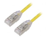 Patch cord galben 2m F/UTP 6a LSZH 28AWG