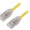 Patch cord galben 2m F/UTP 6a LSZH 28AWG